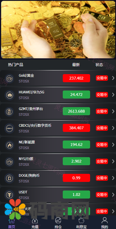 全新二开框架微盘系统/黑色理财外汇系统 - 3