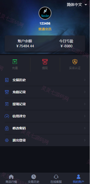 重构版海外微盘系统/外汇微交易系统/伪交易所源码 - 7
