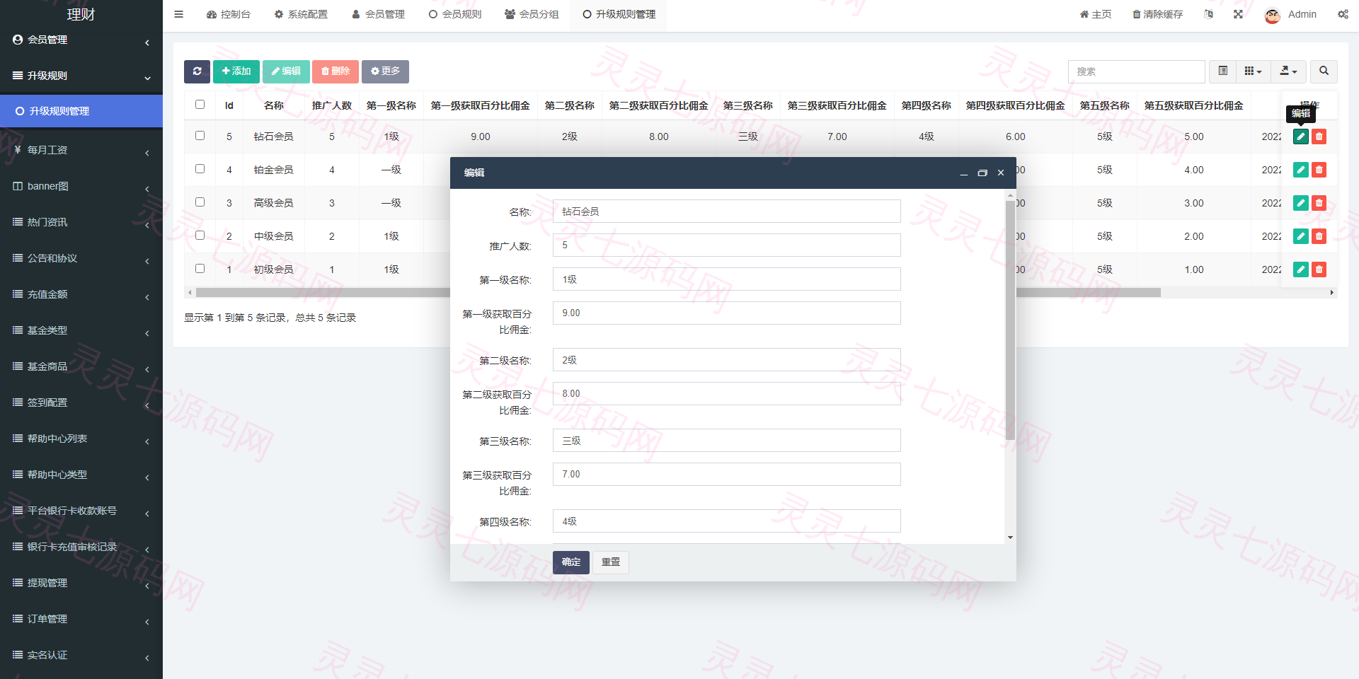 新版基金理财系统/基金申购投资系统/前端vue - 15