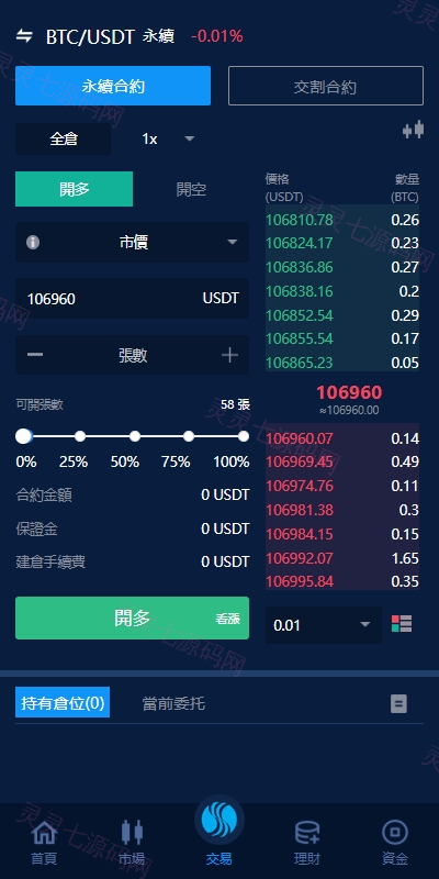 海外交易所系统/永续合约交割合约/K线控制/质押理财 - 6