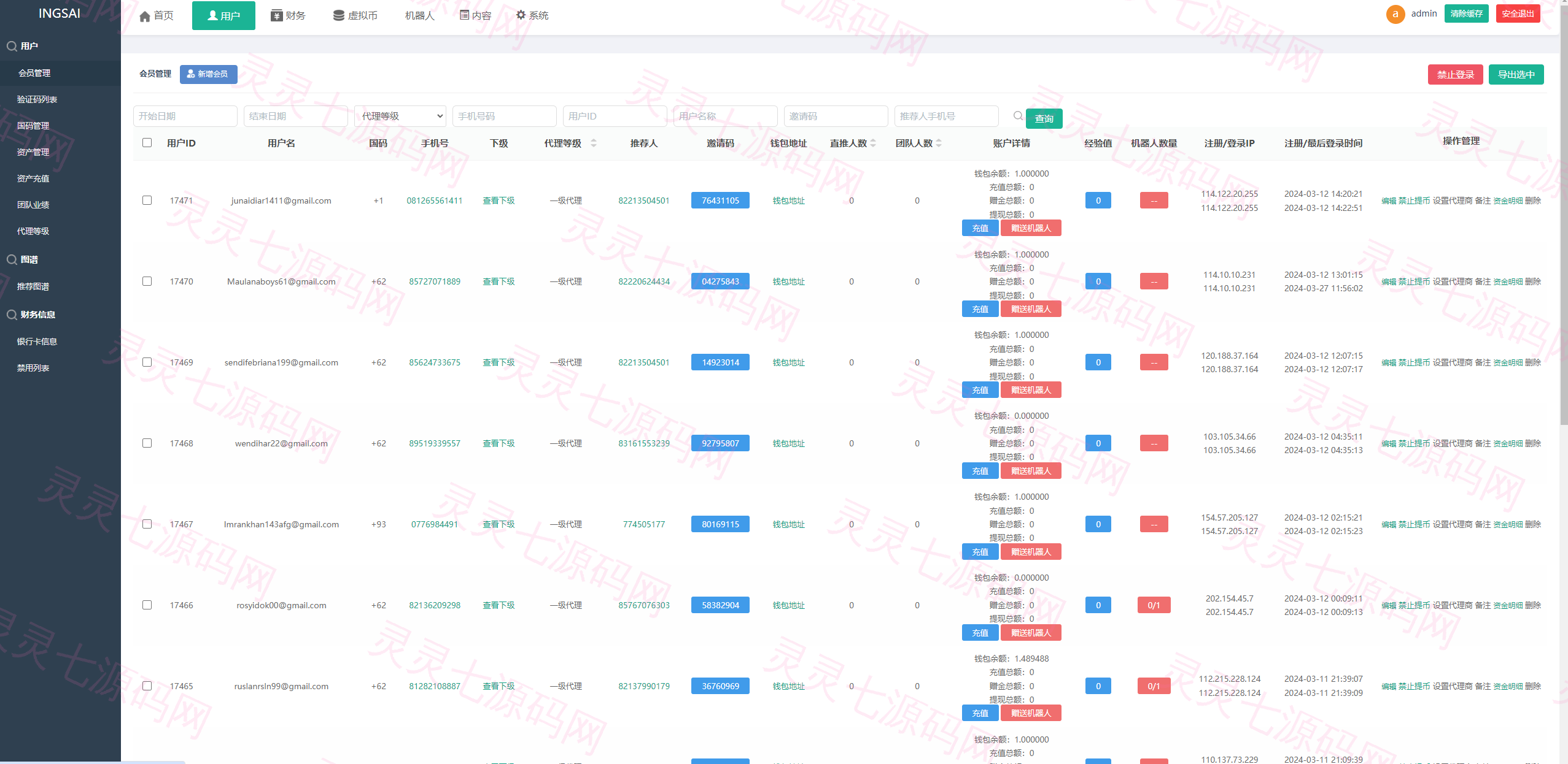 新UI海外量化机器人/多语言虚拟币投资系统/前端vue - 13