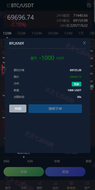 多语言交易所系统/秒合约/期权/合约/新币申购/投资理财 - 12