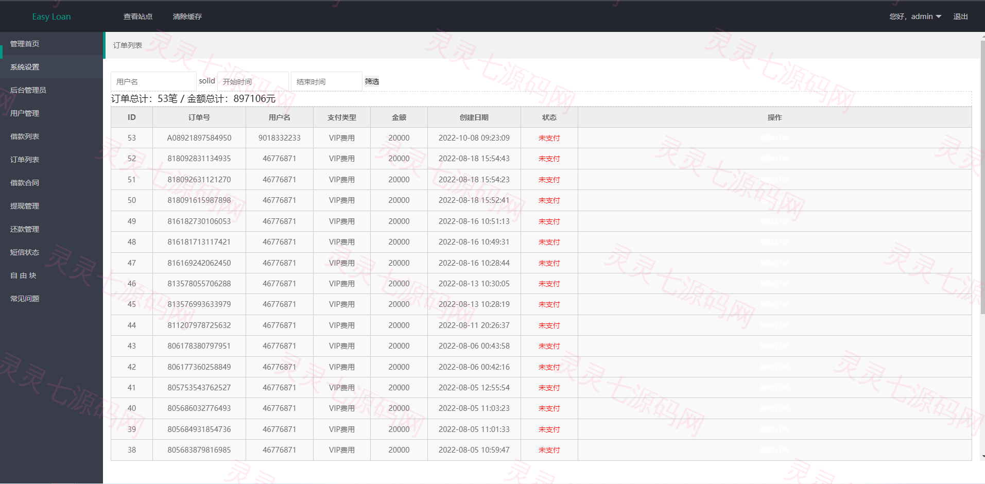 双语言小额贷款源码/套路贷系统/海外贷款系统 - 15