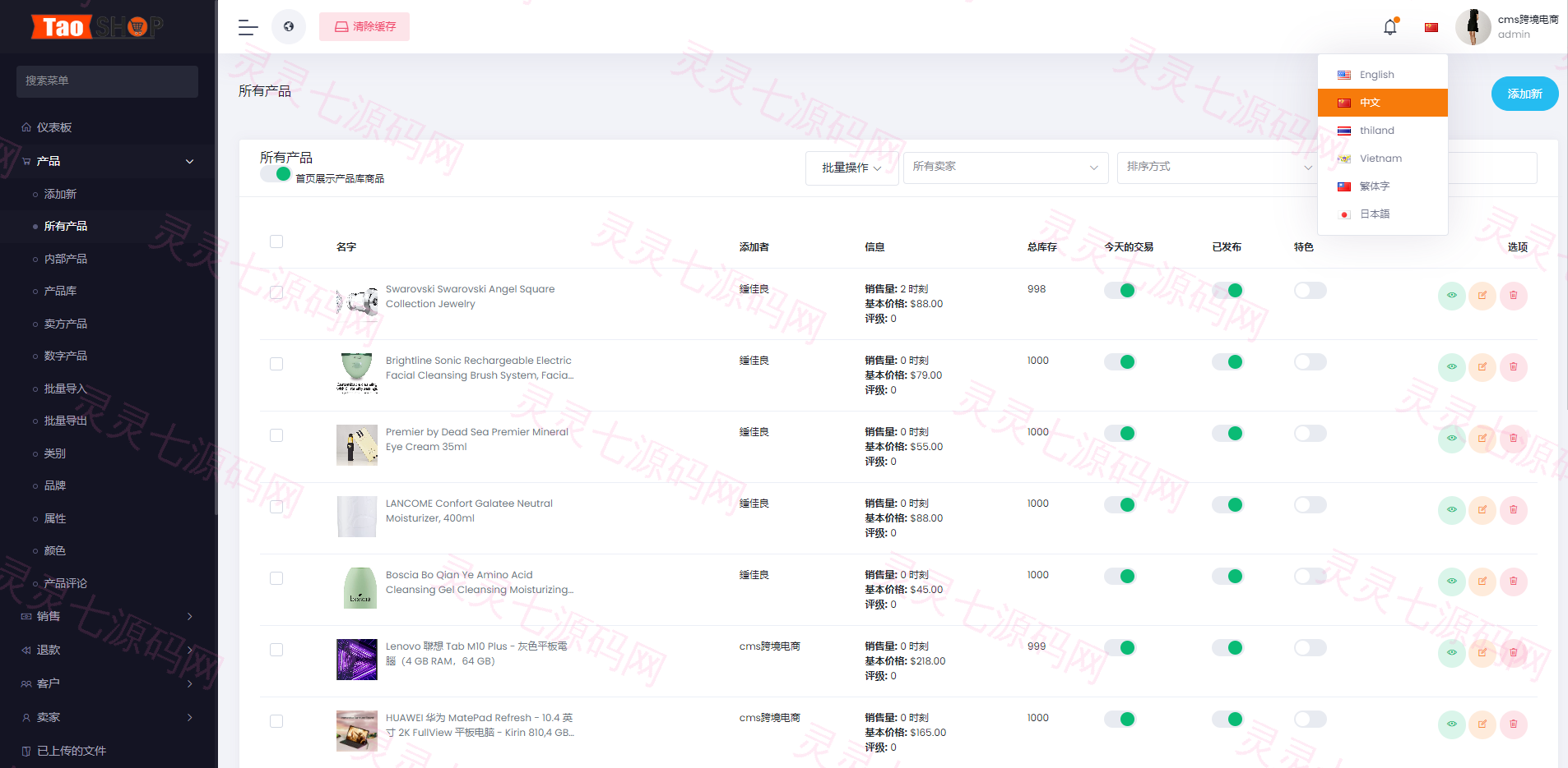 多语言跨境电商商城/多商户货贷商城系统/多币种/多种支付方式 - 14