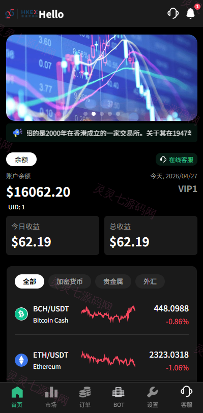 多语言秒合约/虚拟币/贵金属/外汇交易/贷款/投资 - 3