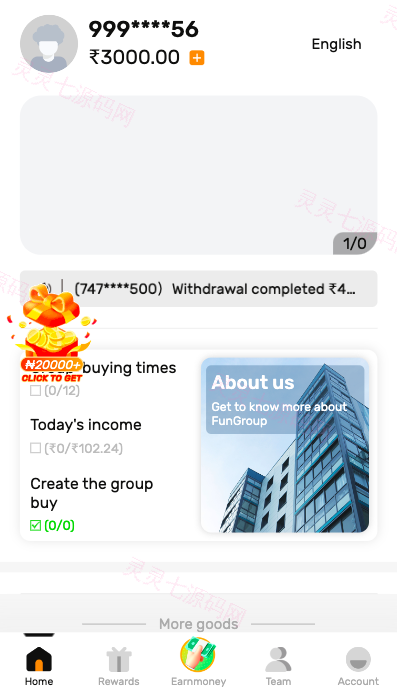 海外拼团回购系统/印度拼团投资系统/团购投资理财系统 - 3