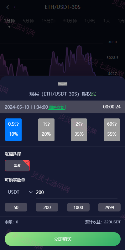 新UI多语言交易所系统/DAPP登陆/合约/期权交易/质押申购 - 9