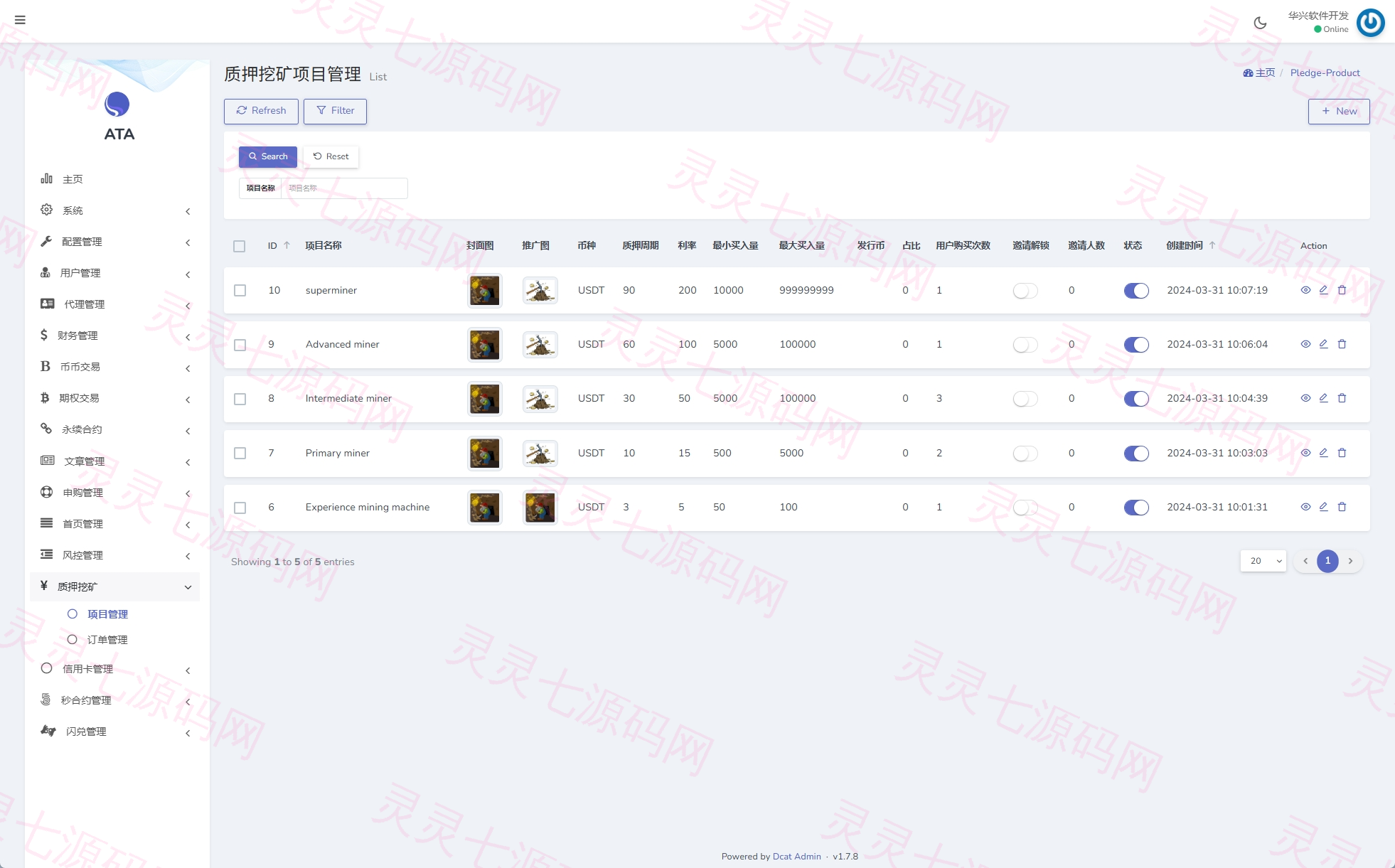 海外多语言交易所/合约/期权/秒合约/插针控制/申购 - 27