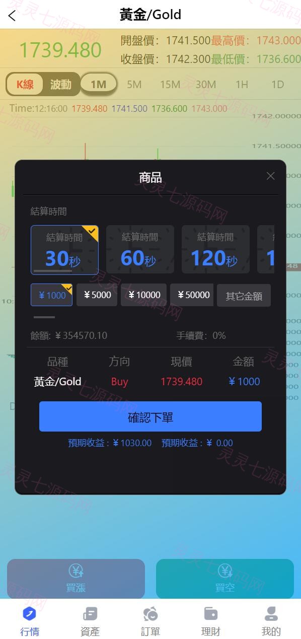 全新优化版八国语言微盘系统/外汇微交易系统/投资理财源码 - 4