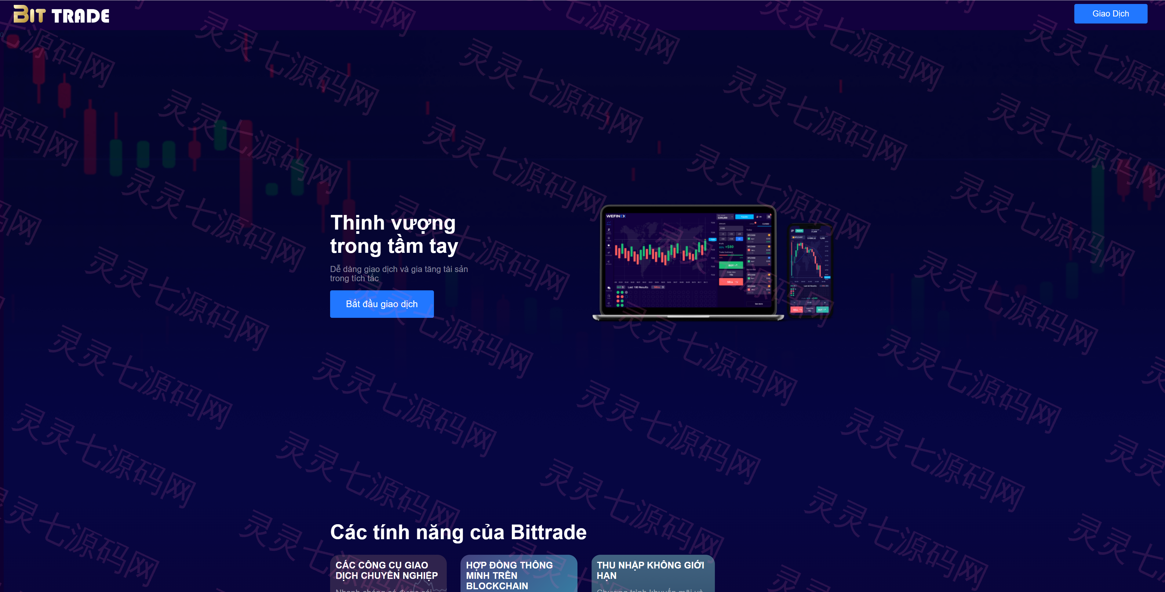 纯越南语版交易所系统/区块链交易所/越南交易所 - 2