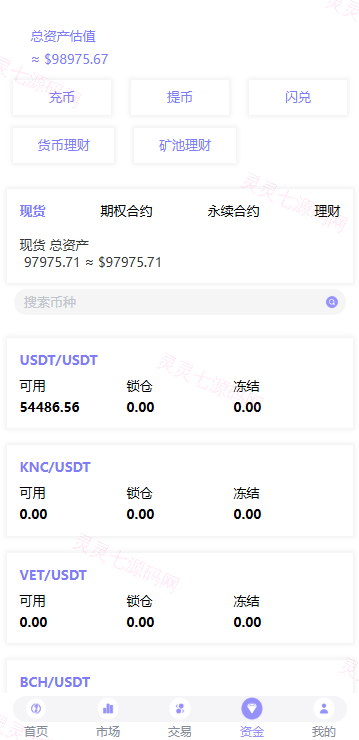 多语言JAVA交易所系统/永续/期权/质押/理财 - 8