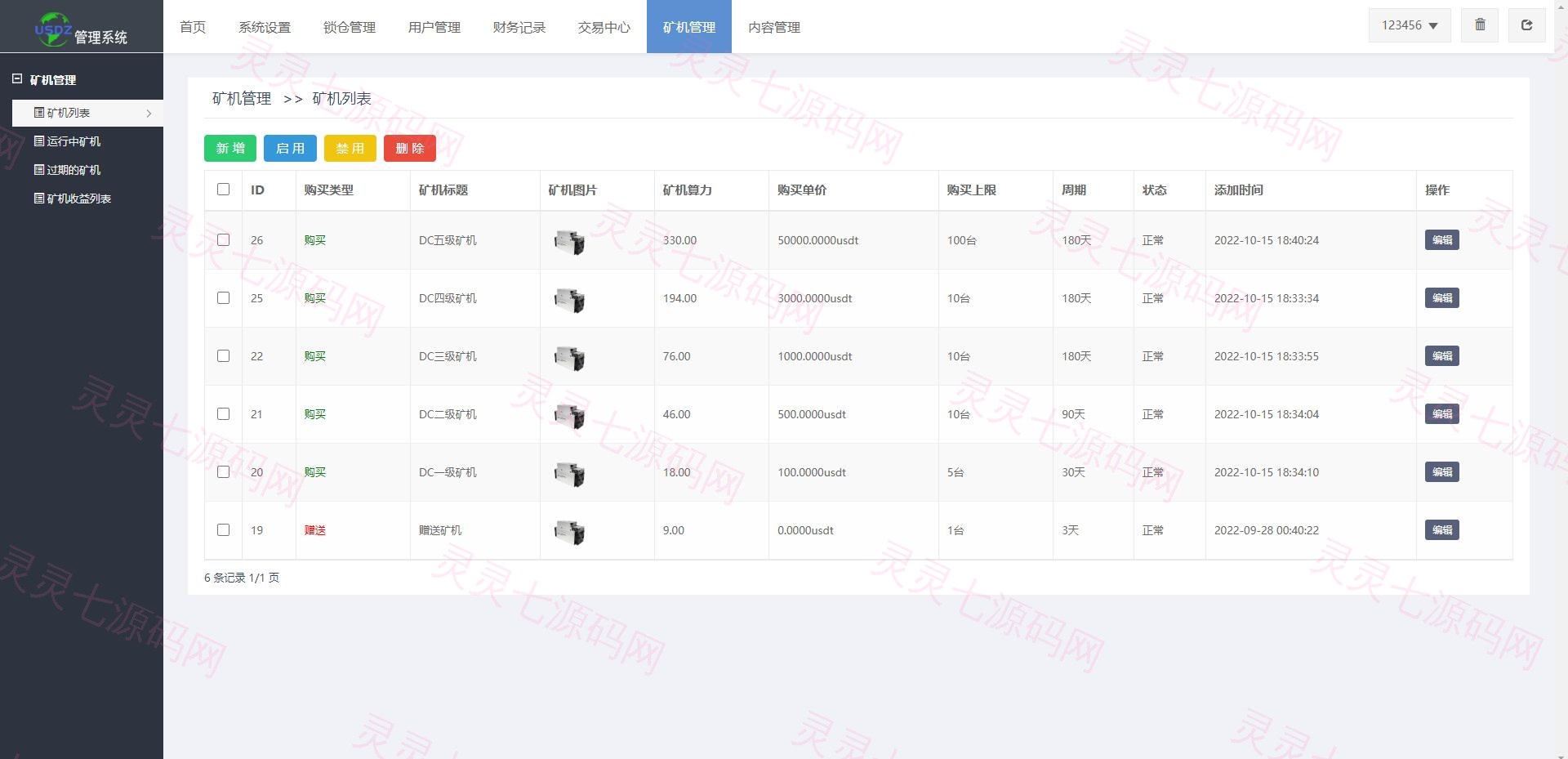 全新uinapp矿机交易系统/质押锁仓/市场交易/全球分红/多语言矿机投资 - 22