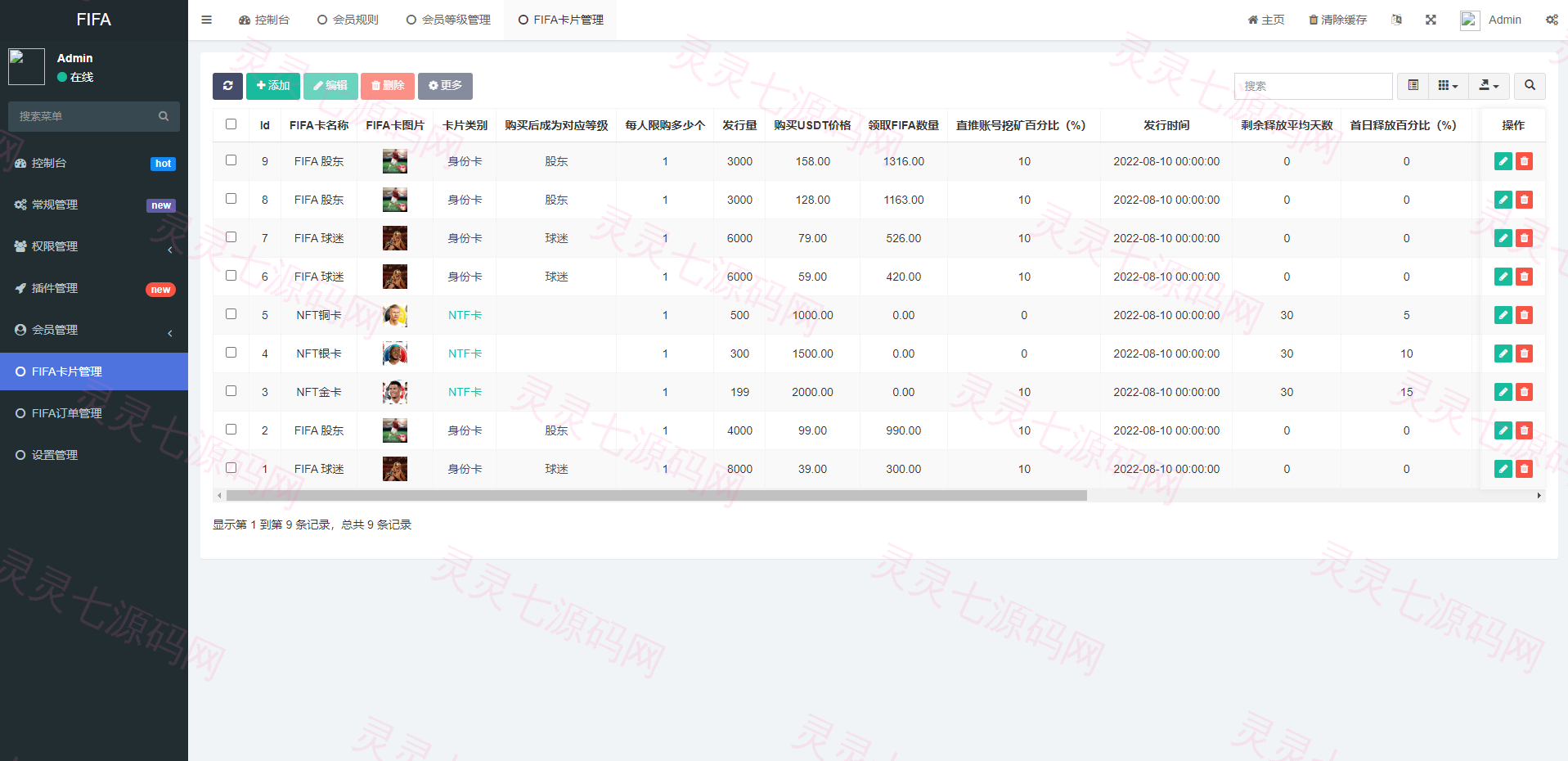 双语言世界杯dapp区块链理财/足球球星NFT购买/nft藏品投资 - 7