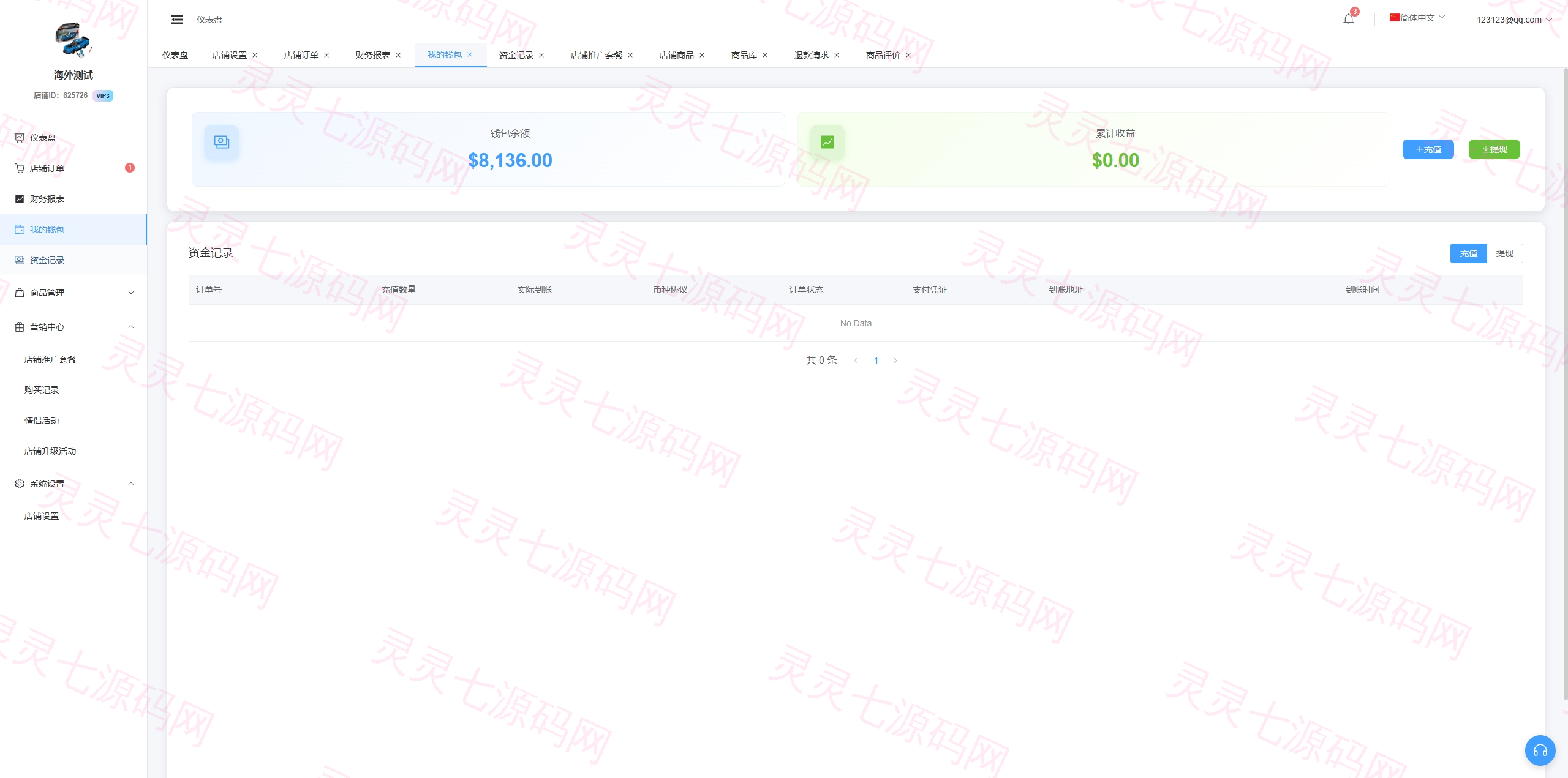 新版跨境电商系统/多语言商城/商家入驻/一键铺货后台下单 - 19