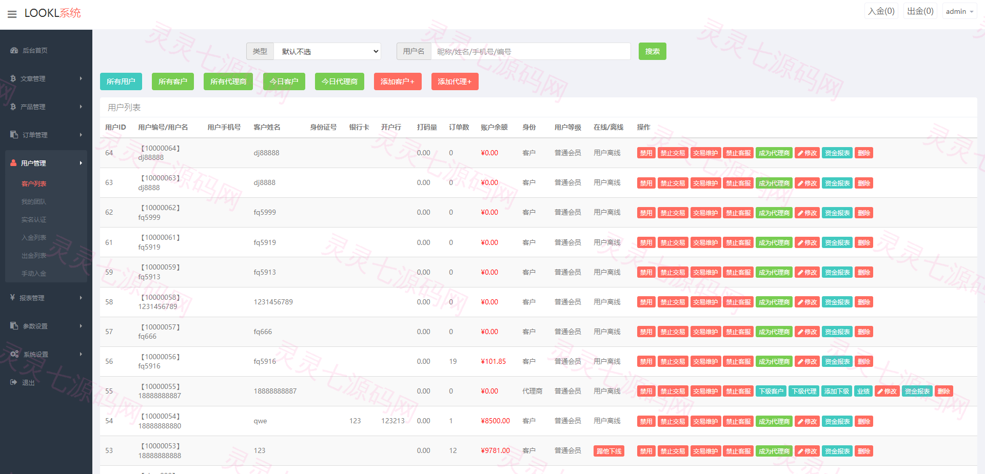 二开版微交易源码/房间限制微盘系统/期货微交易系统 - 14