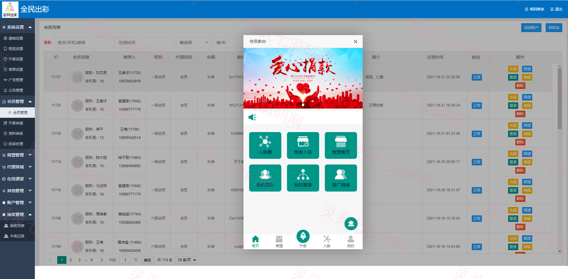 运营版创客新零售系统/超级人脉商城/全名出彩 - 14