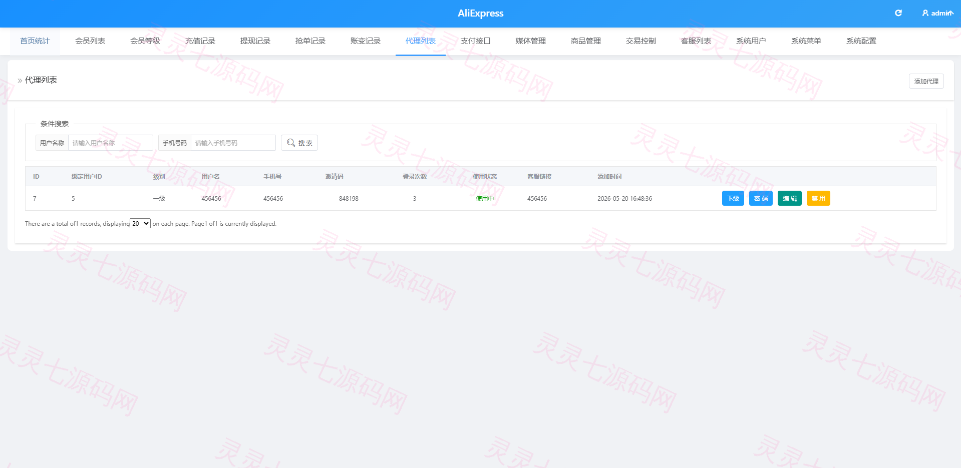 多语言AliExpress商城刷单系统/打针/连单卡单/信用分 - 19