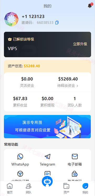 海外虚拟币量化交易系统/多语言量化/USDT自动充值 - 10