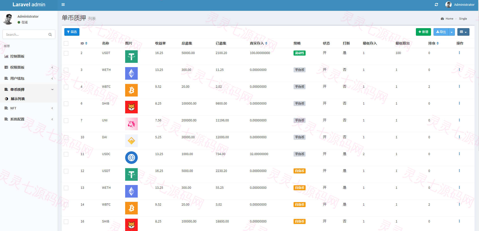 ETH授权质押系统/ERC钱包授权/授权盗U系统 - 22