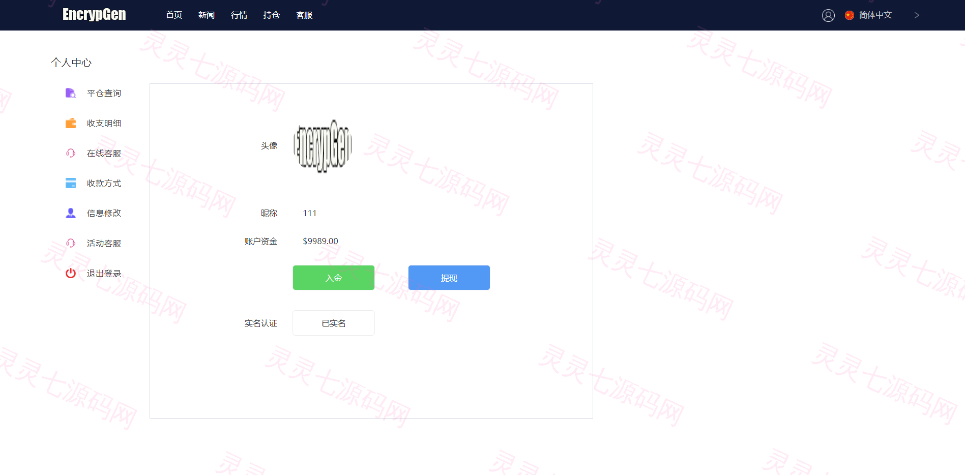 全新PC版微盘系统/微盘外汇系统/USDT充值/九种语言/实名认证 - 8