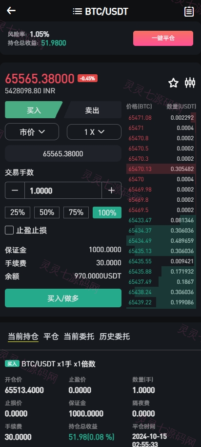 二开版海外交易所系统/币币期权杠杆交易/锁仓认购/合约插针 - 7