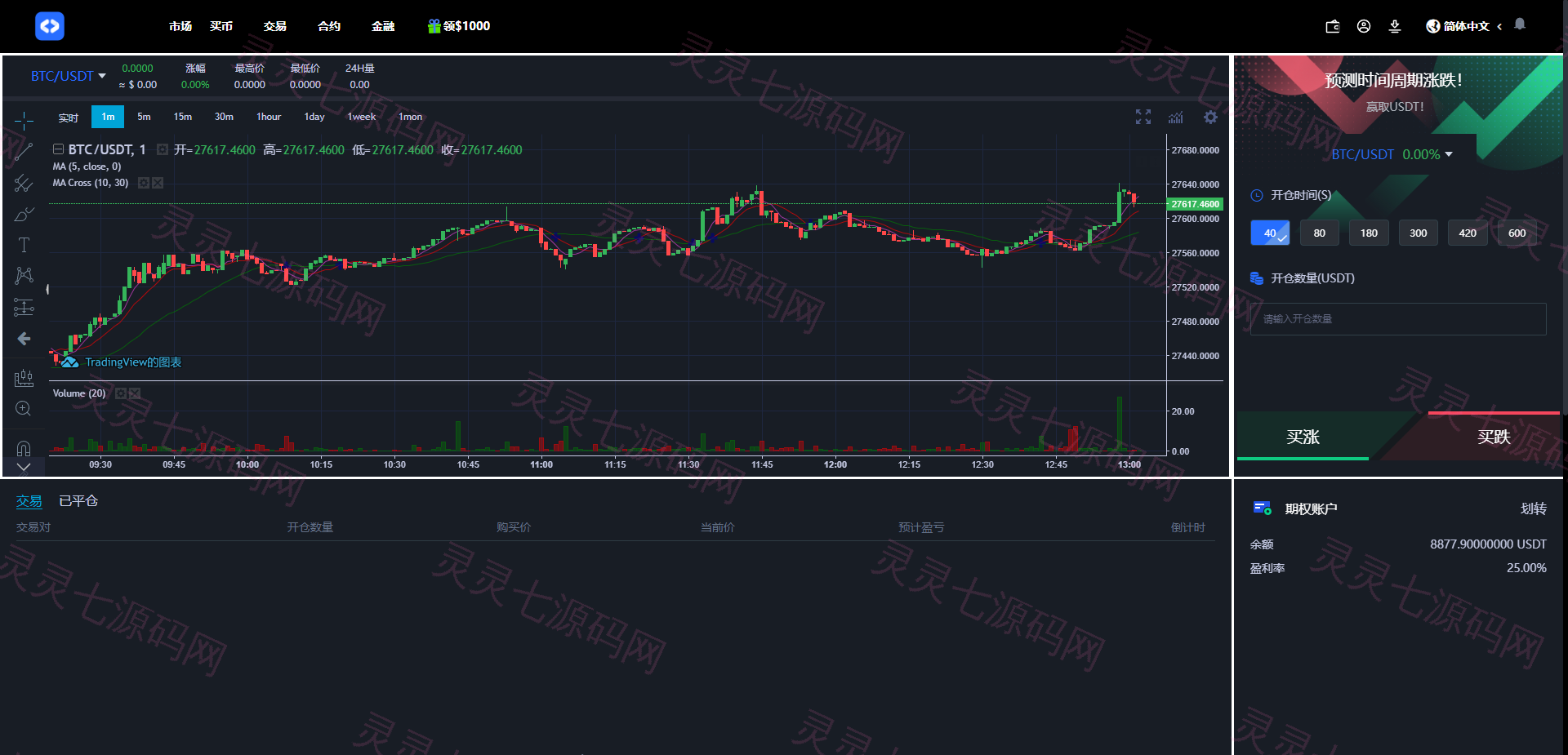 全开源区块链交易所系统/币币期权交易/IEO/跟单/锁仓理财 - 20