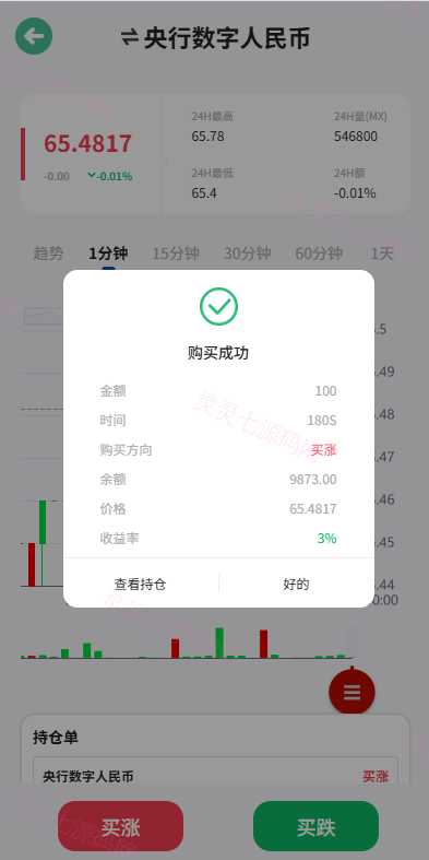 海外微盘系统/期货时间盘/多语言微盘/前端uniapp - 7