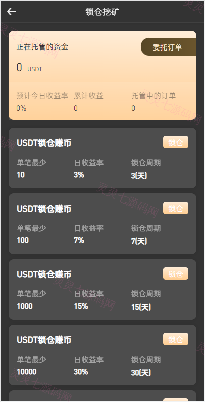 全新区块链交易所/IEO/锁仓挖矿/秒合约/币币交易/双套UI - 20