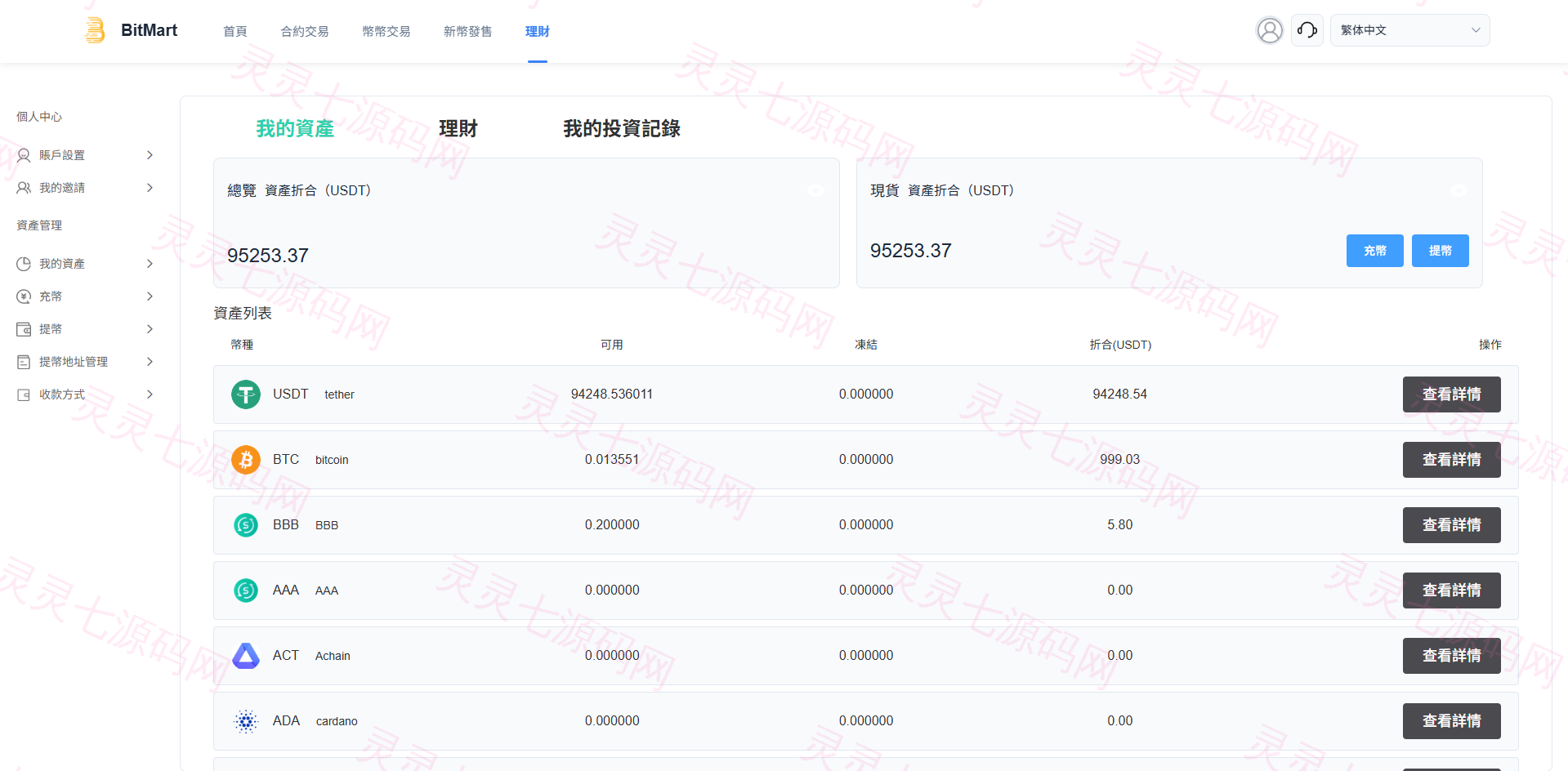 多语言交易所系统/秒合约/合约币币/理财/平台币 - 21