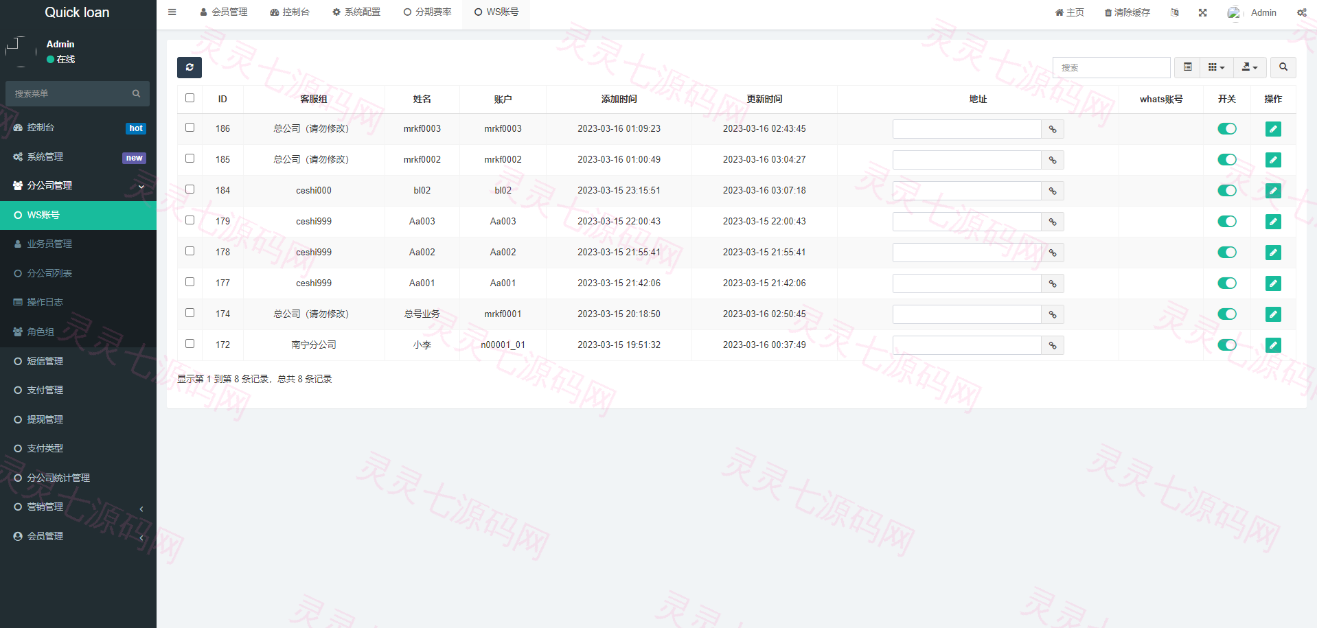 新版海外小额贷款系统/套路贷系统/海外合同贷款源码 - 15