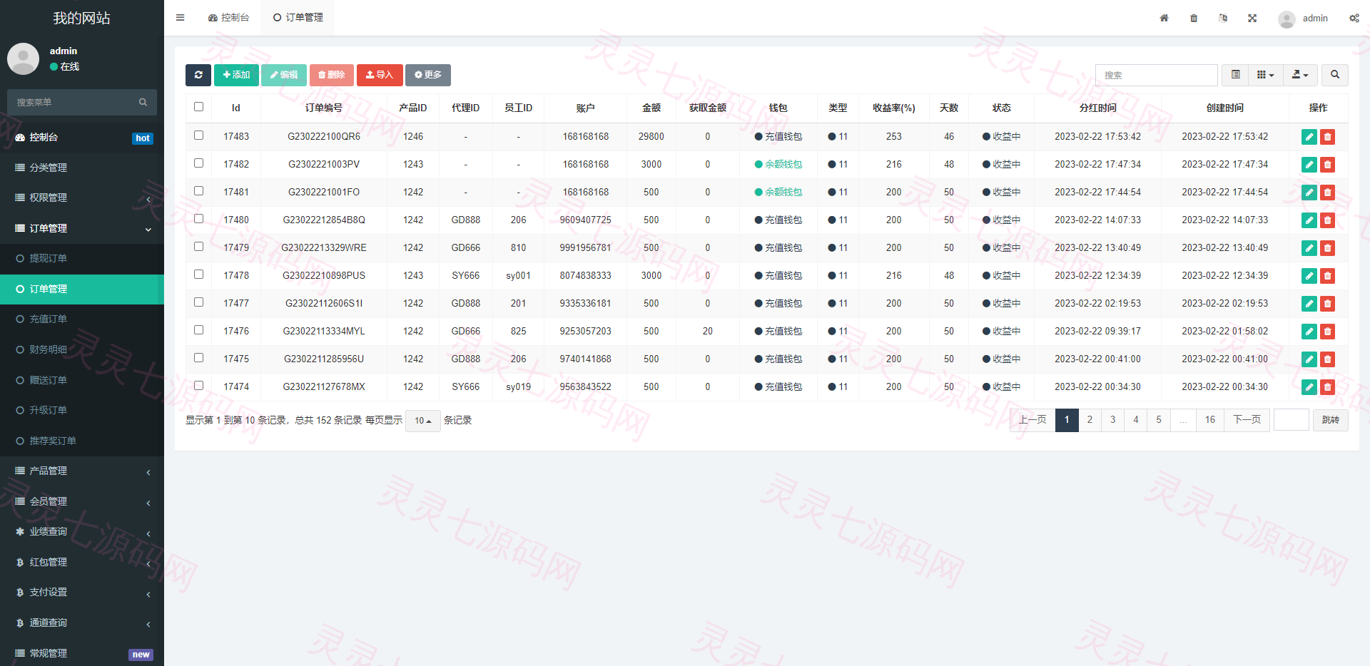 全新海外理财系统/理财分红系统/投资理财源码 - 10