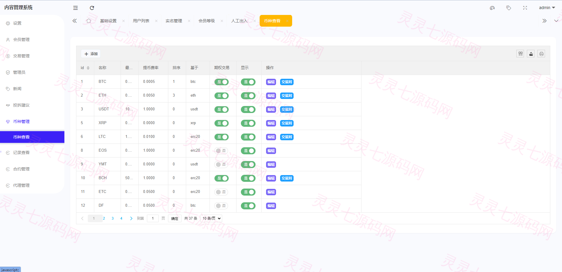 新版多语言海外微盘系统/微交易/虚拟币时间盘/伪交易所 - 21