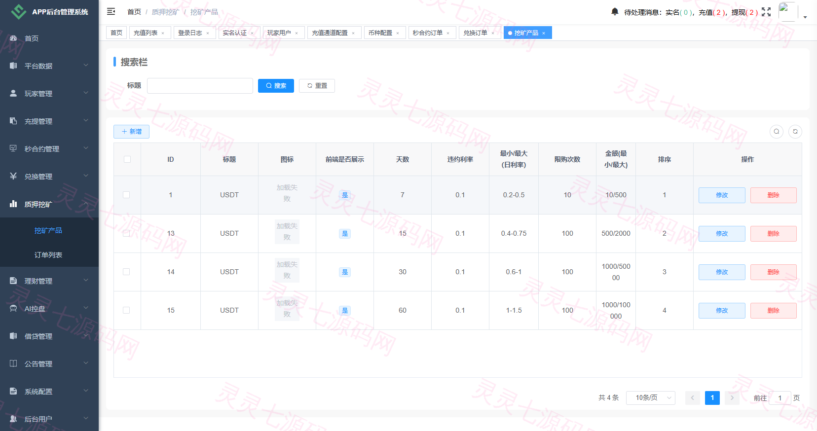 海外DAPP秒合约交易所/Crypto交易所/理财/质押/贷款 - 20