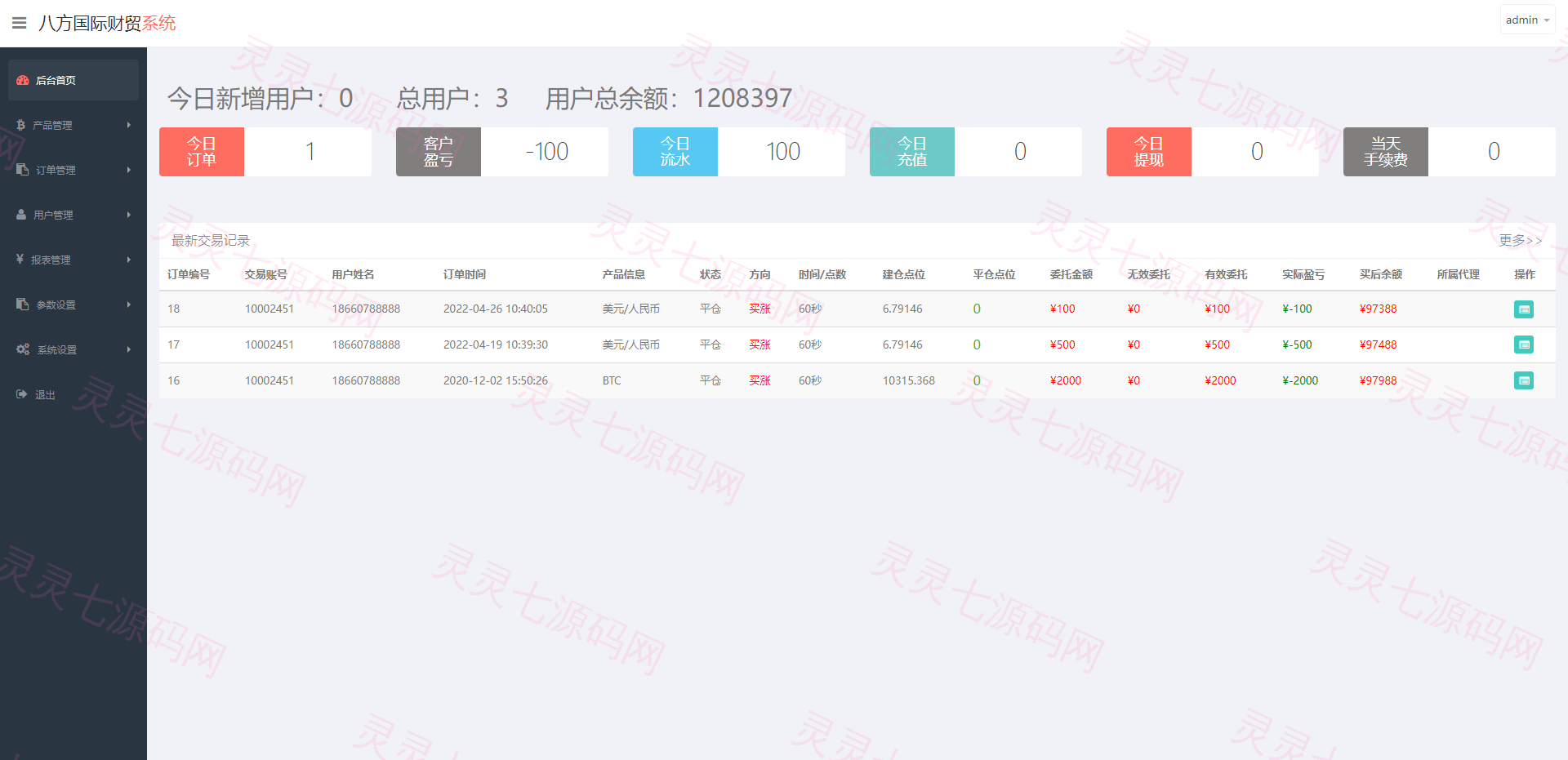 多语言微盘系统/微交易系统/外汇投资系统/投资理财 - 9
