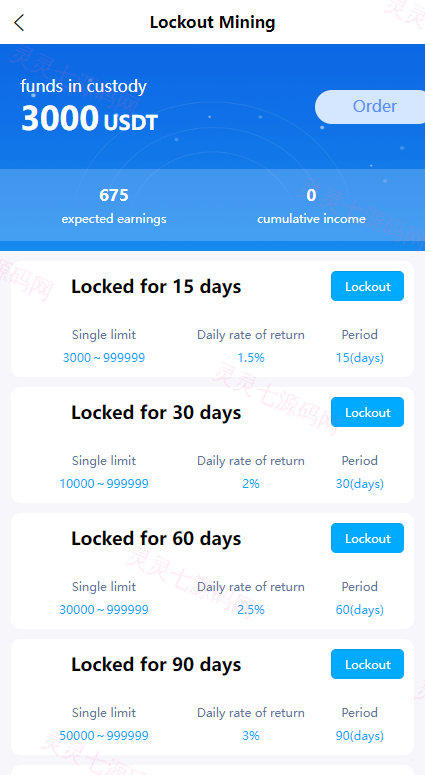 运营版海外伪交易所系统/微交易微盘系统/质押挖矿/虚拟币交易 - 5