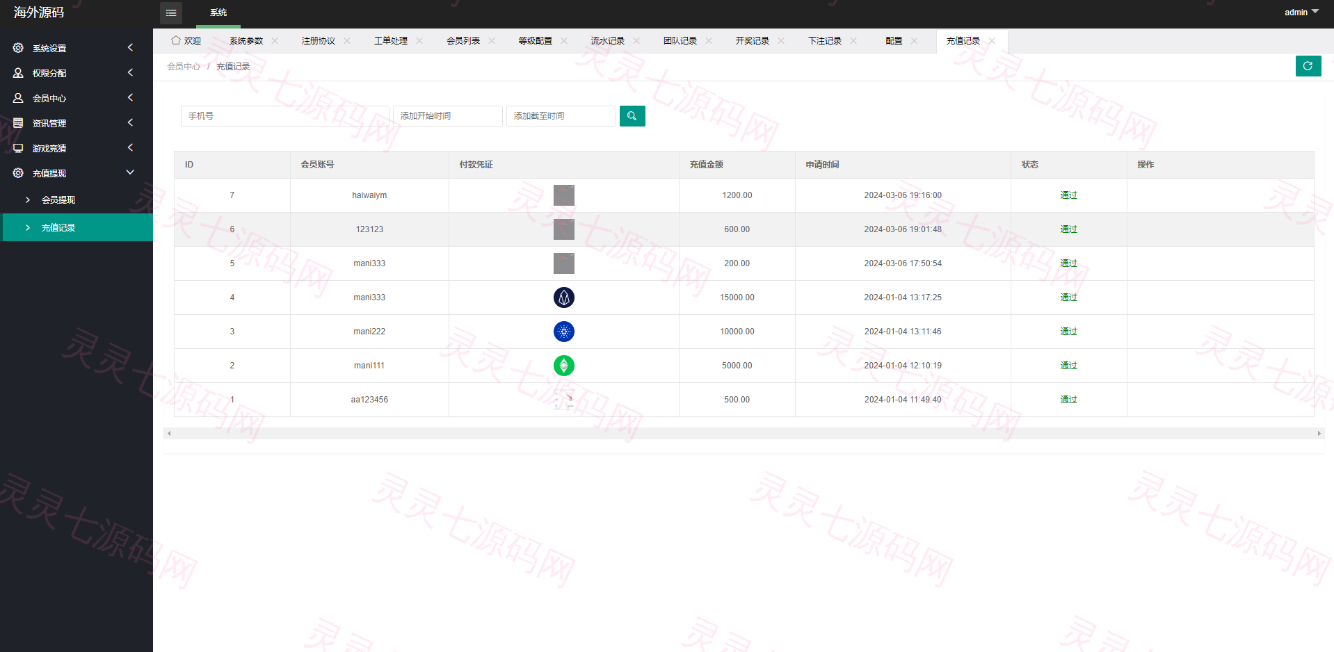 多语言伪商城系统/海外Tiktok点赞下注/竞猜下注/开奖预设 - 20
