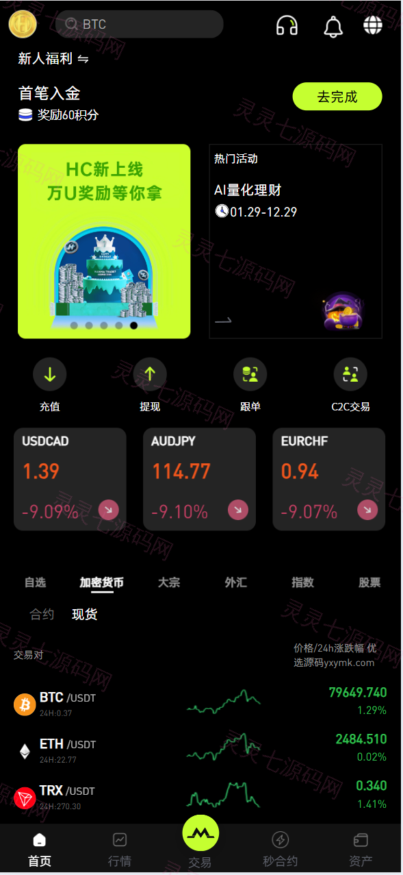 全开源java多语言综合交易所/股票/外汇/期货/AI量化/贷款/c2c - 2