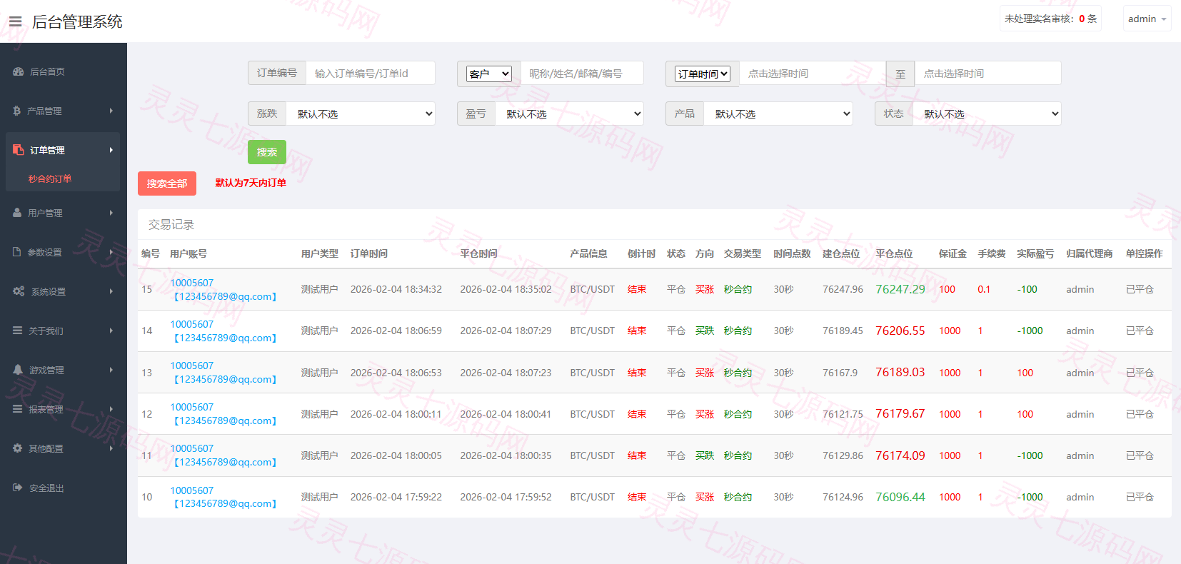 海外微盘秒合约系统/虚拟币投注竞猜/开奖预设 - 17