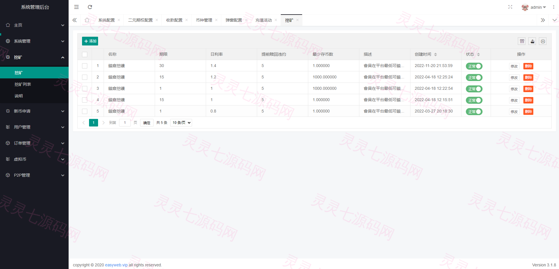 新版多语言交易所系统/秒合约币币交易/P2P理财派单抢单 - 27