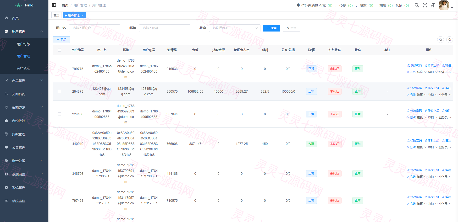 海外DAPP交易所系统/交割合约/永续合约/K线控制/模拟账户 - 20