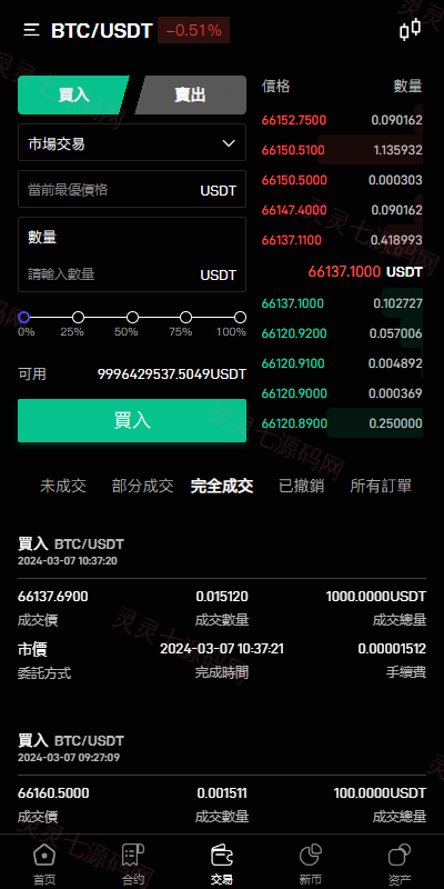 多语言交易所系统/秒合约交易/币币合约/c2c/质押投资 - 5