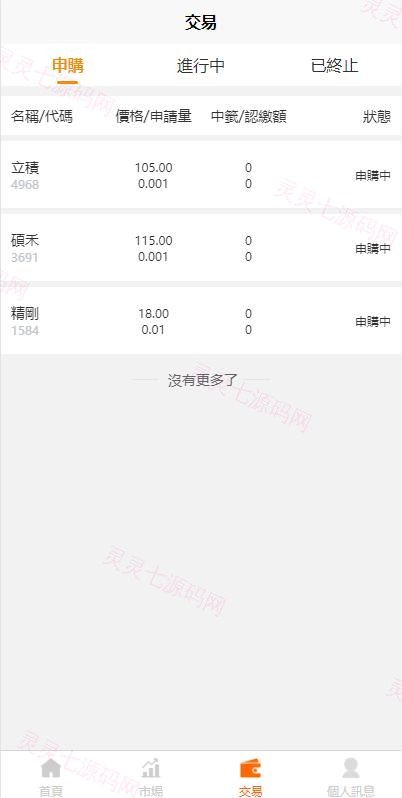 黑色版uinapp股票配资源码/台湾股票系统/申购折扣交易系统 - 7