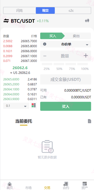 多语言java交易所系统/理财质押/永续期权/前端uianpp - 4