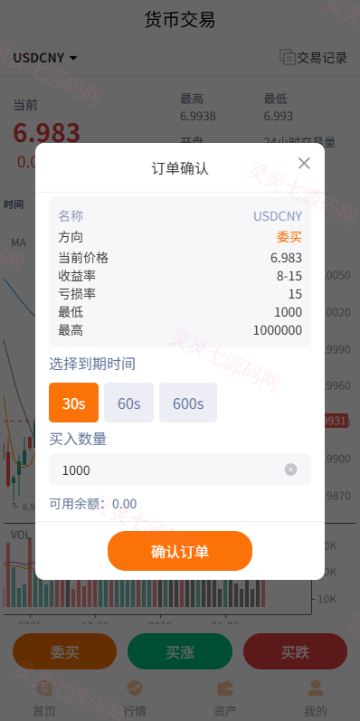 多语言外汇微交易/时间盘交易/委买微盘系统 - 6