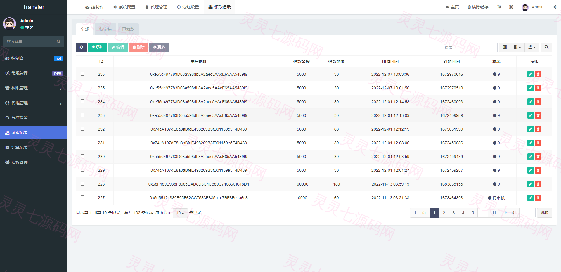 二开版多语言贷款秒U系统/usdt借贷授权/贷款盗U源码 - 9