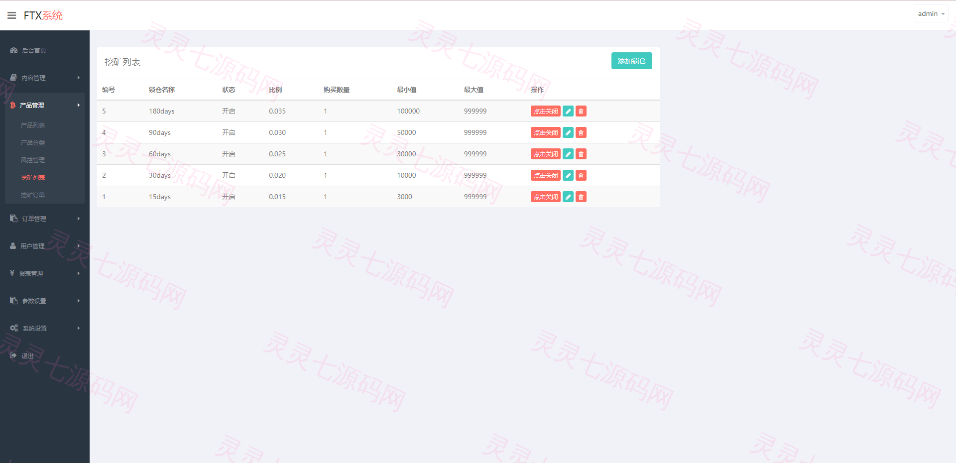 运营版海外伪交易所系统/微交易微盘系统/质押挖矿/虚拟币交易 - 20