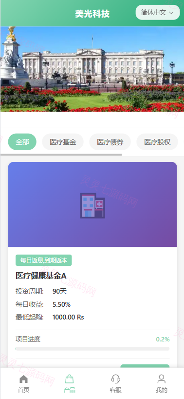 新版海外投资理财系统/医疗项目基金投资/贷款/余额宝 - 3