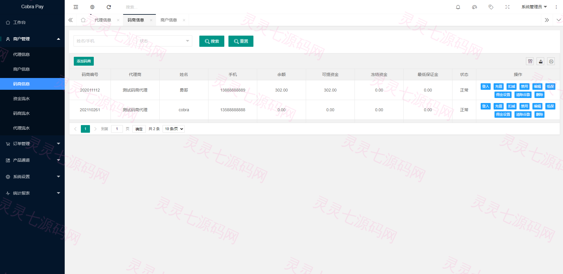 全新聚合支付系统/四方支付/码商系统/免签支付系统 - 1