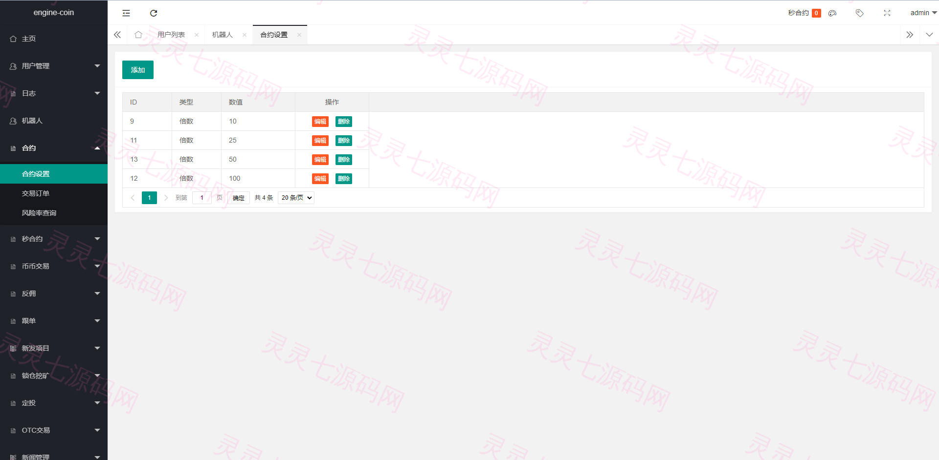 多语言交易所系统/币币交易/合约秒合约交易所/质押挖矿 - 15