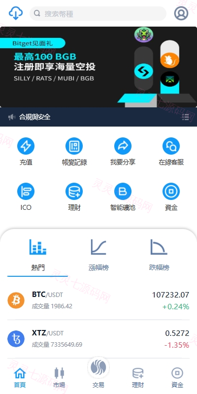 海外交易所系统/永续合约交割合约/K线控制/质押理财 - 2